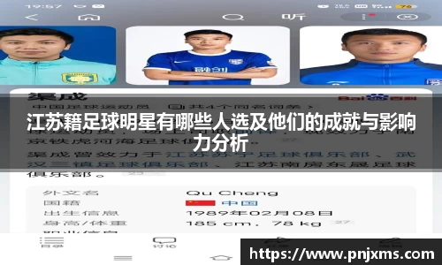 江苏籍足球明星有哪些人选及他们的成就与影响力分析